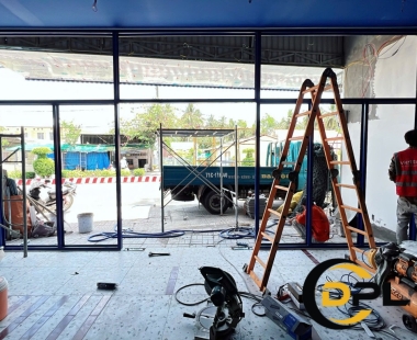 Thi công cửa cuốn Trà Vinh - Nhôm Kính Đại Phát Lộc 