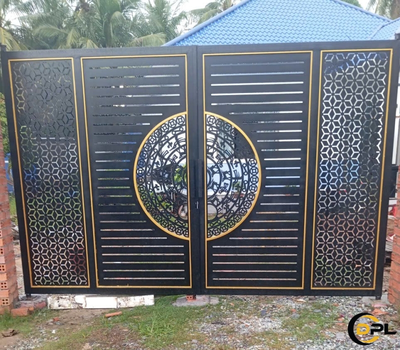 Thi Công Cửa Cổng Hàng Rào sắt nghệ thuật, sắt CNC