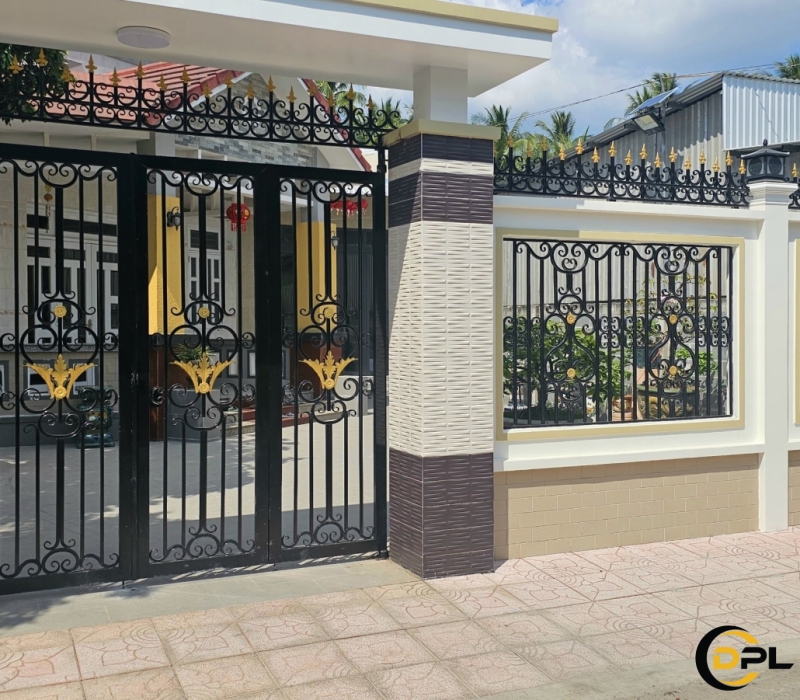 THI CÔNG CỬA CỔNG SẮT NGHỆ THUẬT BẾN TRE