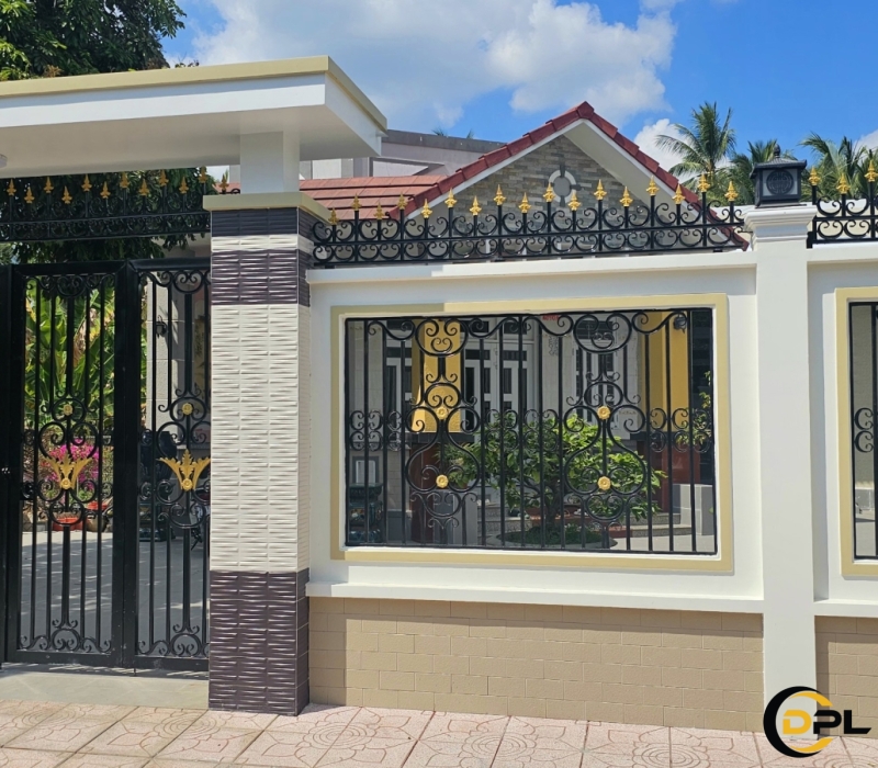 THI CÔNG CỬA CỔNG SẮT NGHỆ THUẬT BẾN TRE